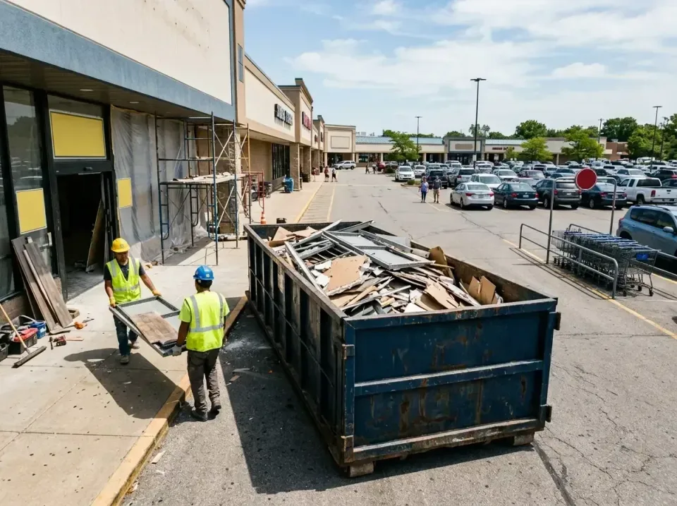 retail-store-renovation-debris-003 — frequently asked questions, Roll-off Dumpster Rentals in Richmond Heights, MO